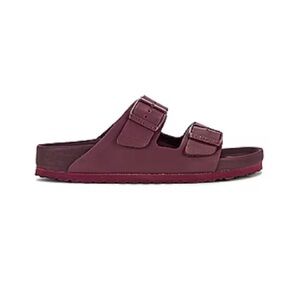 BIRKENSTOCK Arizona Exquisite
Leather Slide Sandals Zinfandel - 41